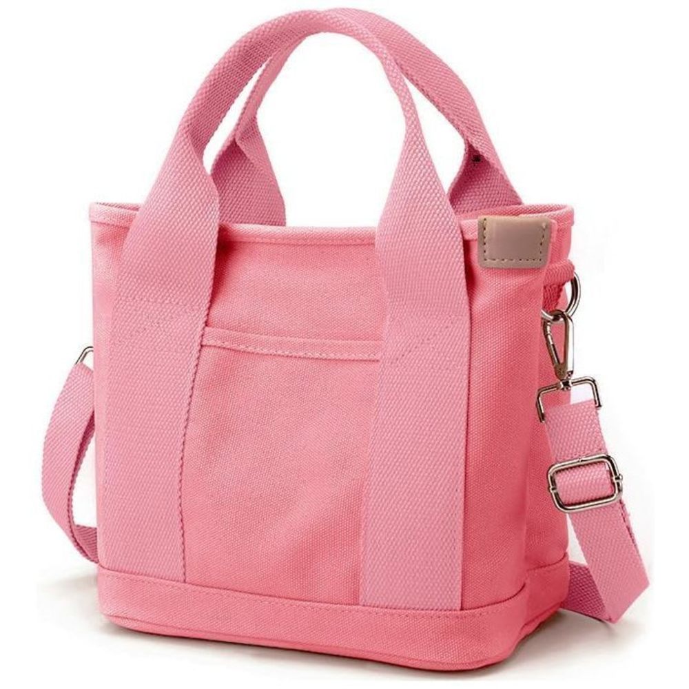 Small Tote Bag With Zier Tote Bag Canvas Crossbody Bag Shoulder xD